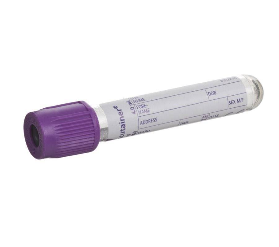 BD Vacutainer 4ml EDTA K3 Lavender blóðsöfnunarrör