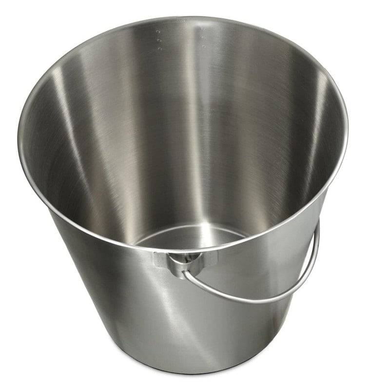 Teqler 10 Litre Stainless Steel Bucket - UKMEDI - UK MEDICAL SUPPLIES