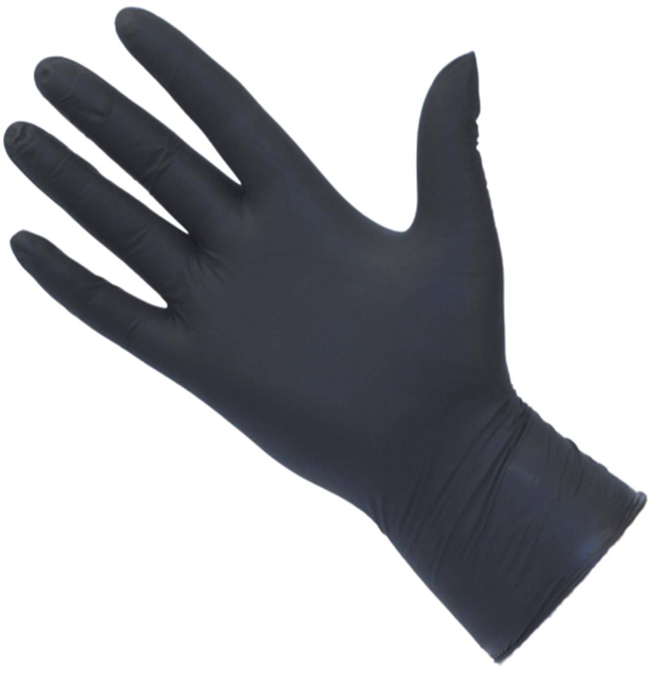 PRO UltraGRIP svart nítríl hanskabox með 100 stk