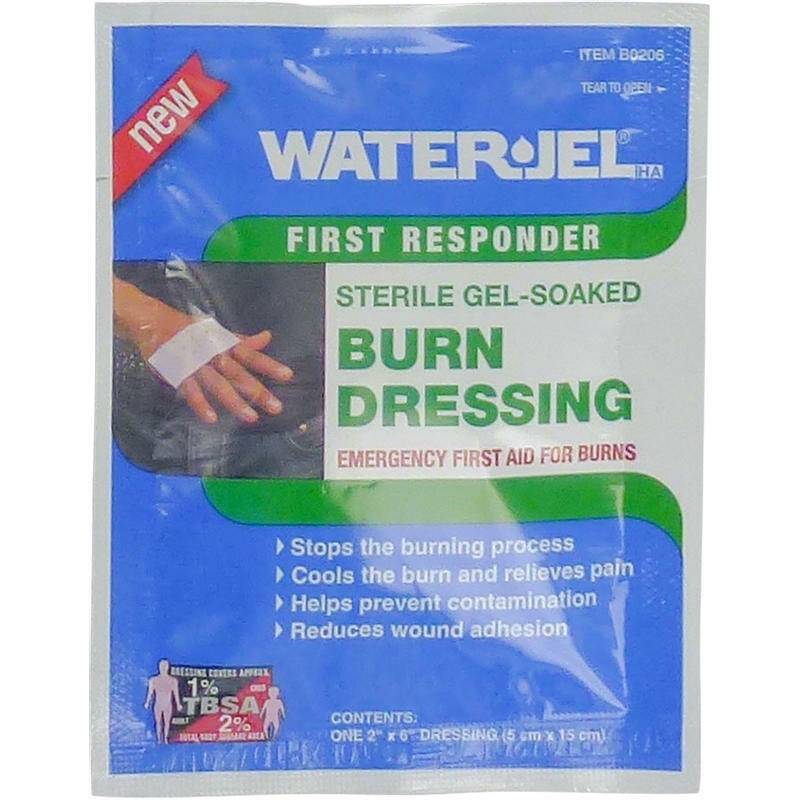 Waterjel First Responder brennsludress 5cm x 15cm.