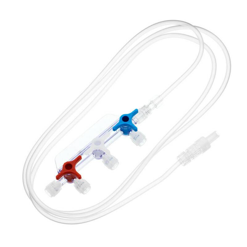 BD Multiple Infusion Connector, 3-Way with 150cm extension tube - UKMEDI