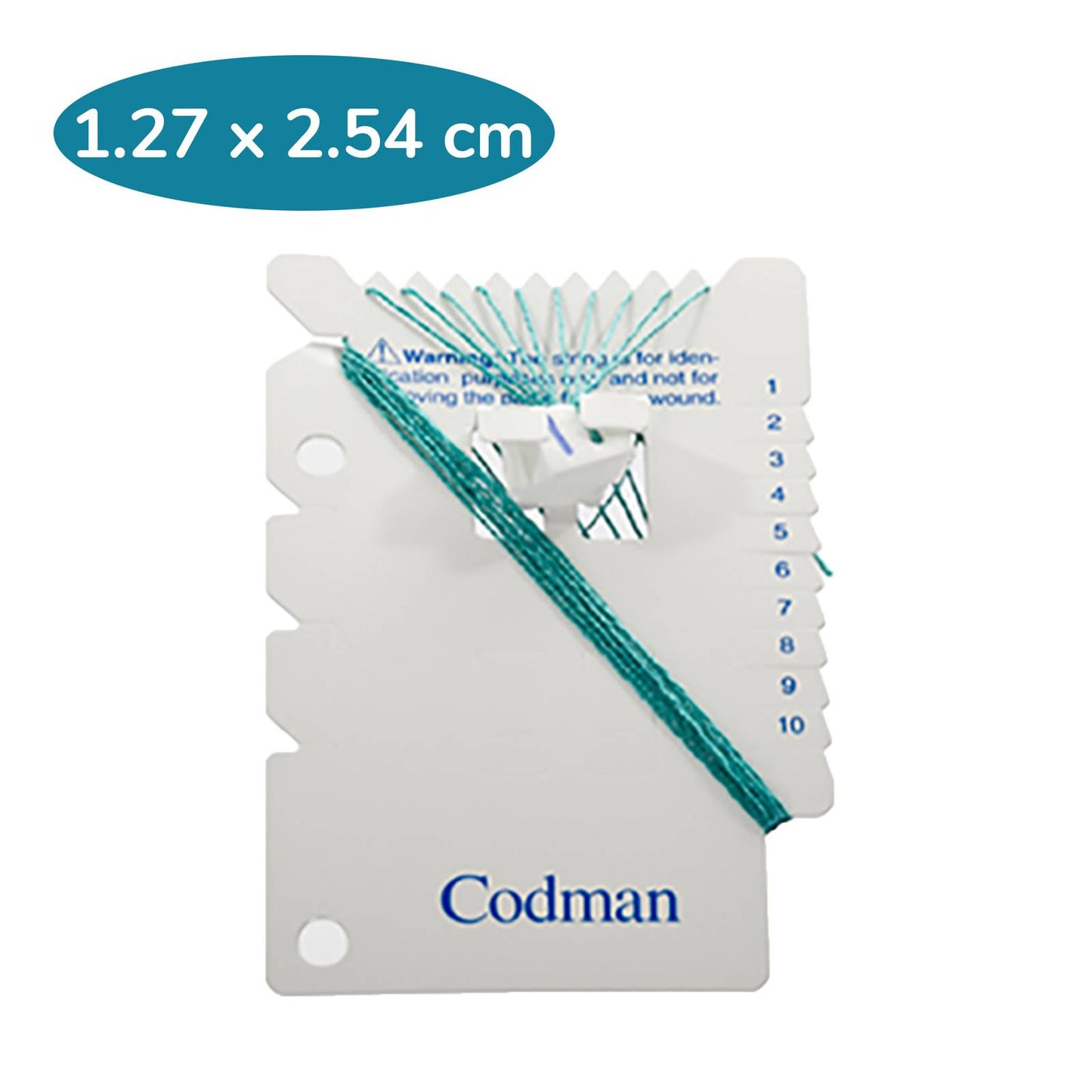1,27 cm x 2,54 cm Codman dauðhreinsuð taugaskurðaðgerð
