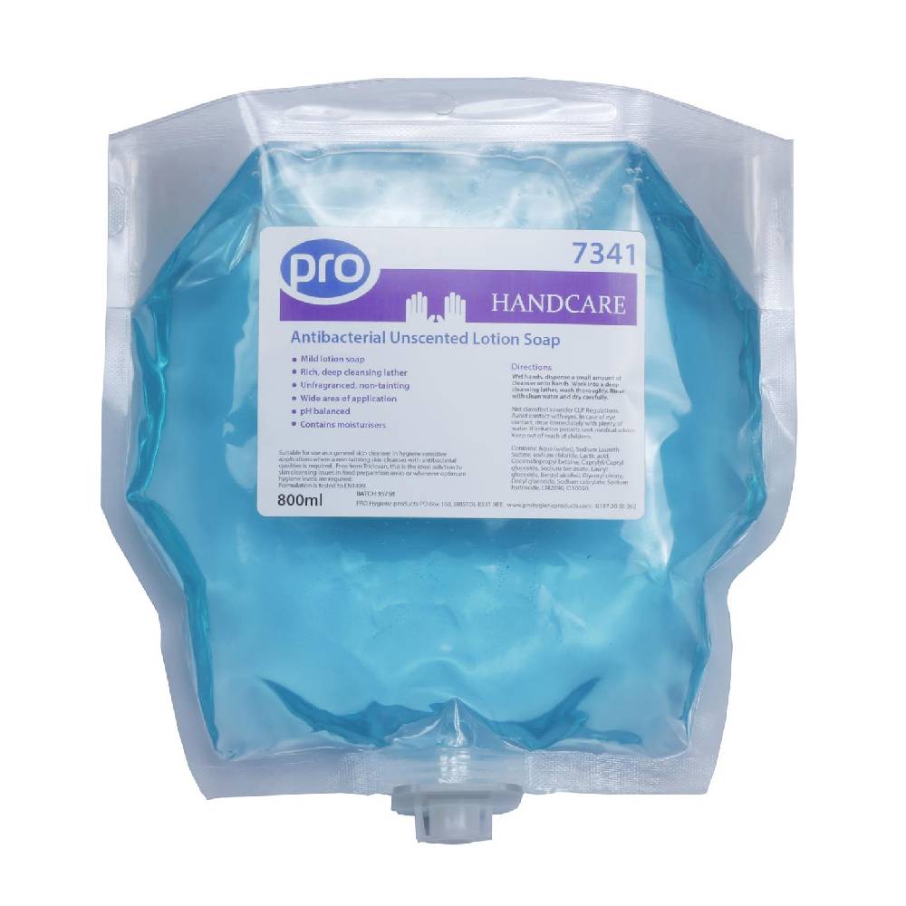 PRO bakteríudrepandi lyktlaus lotionssápa 800ml