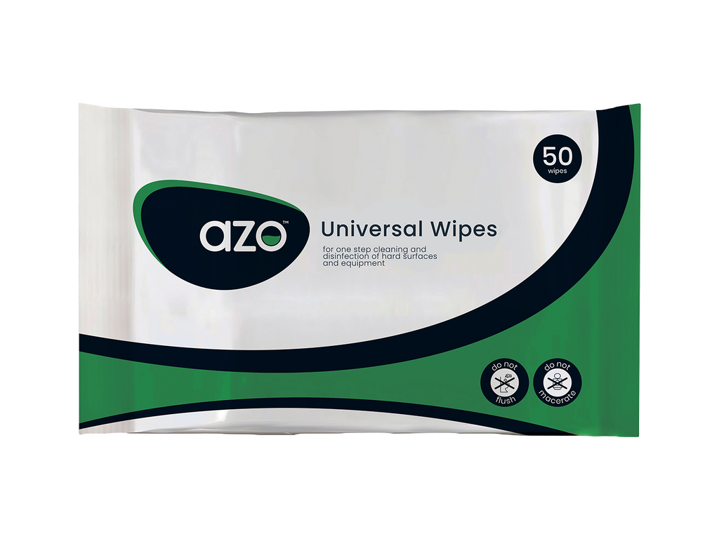 Azo alhliða hreinsi- og sótthreinsiþurrkur 50 þurrkur