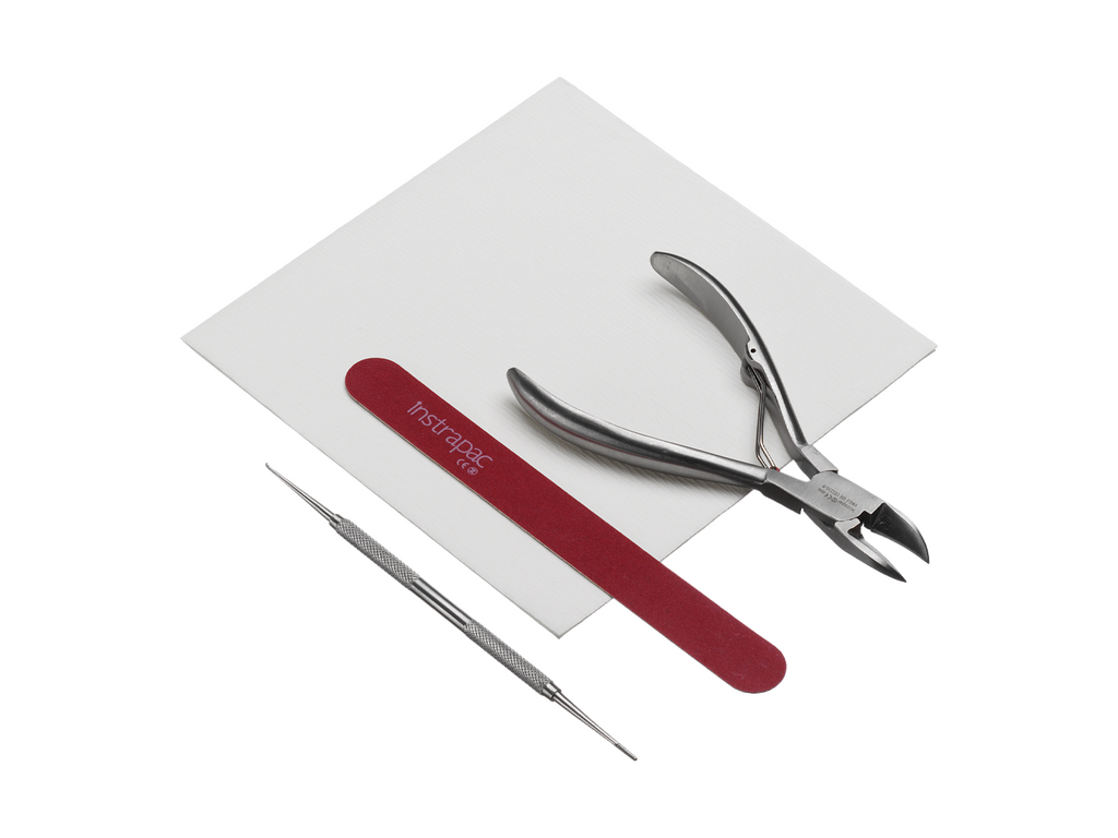 Instrapac fótaaðgerðahjálpar Emery Pack Curved Roller Spring