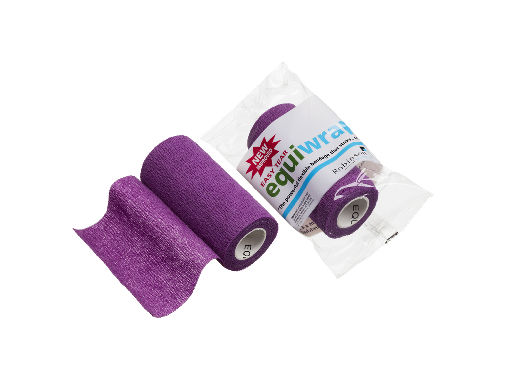 10cm X 4,5m Equiwrap Cohesive Bandage Purple