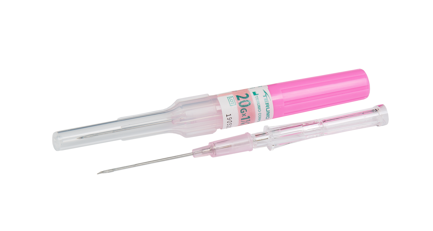 20g 1,25 tommur Terumo Surflash IV leggur 60ml/mín