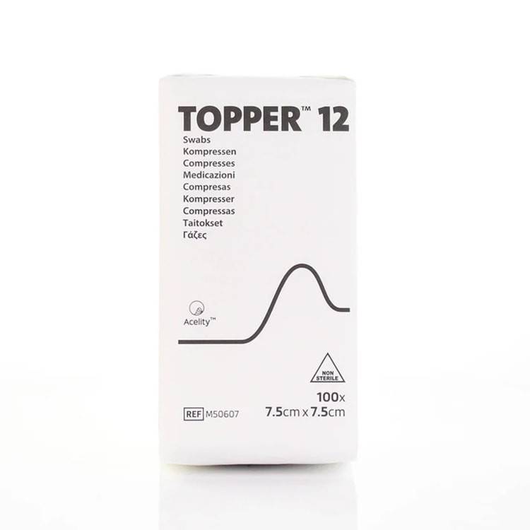 7,5 cm x 7,5 cm toppur 12 stykki pakki af 100