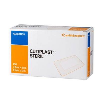 7.2cm x 5cm Cutiplast Sterile Wound Dressing Adhesive Gauze Waterproof - UKMEDI - UK MEDICAL SUPPLIES