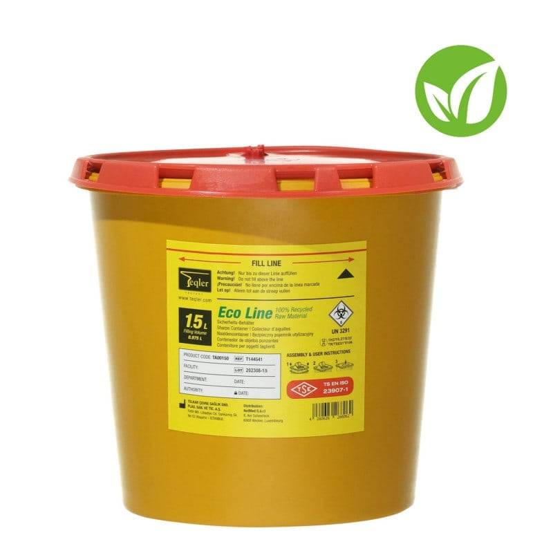 1,5 lítra Eco Line Sharps bakka