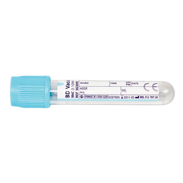 BD Vacutainer 2,7ml blátt sítrat blóðsöfnunarrör