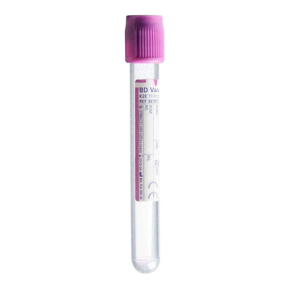 BD Vacutainer 6ml K2E EDTA Lavender blóðsöfnunarrör