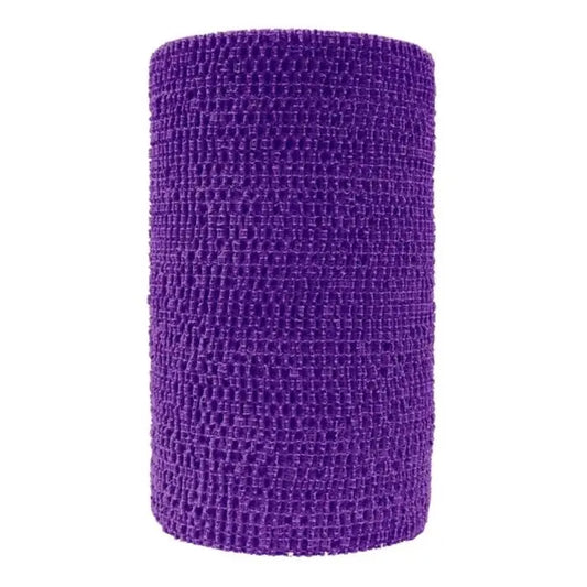 10cm x 4,5m Samloðandi teygjanlegt fjólublátt sárabindi