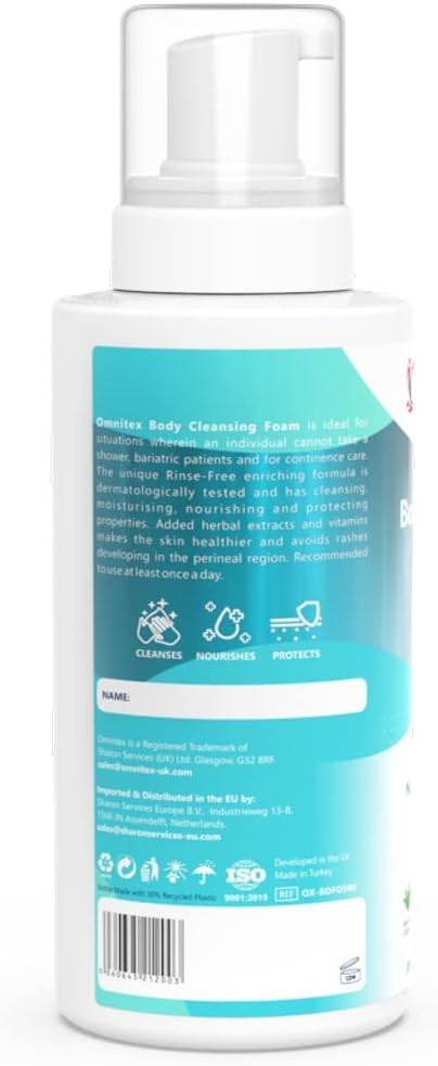 Omnitex 500ml skola ekki líkamsþvottaskum
