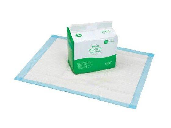 57cm x 75cm 10ply Readi einnota rúmföt pakki af 25