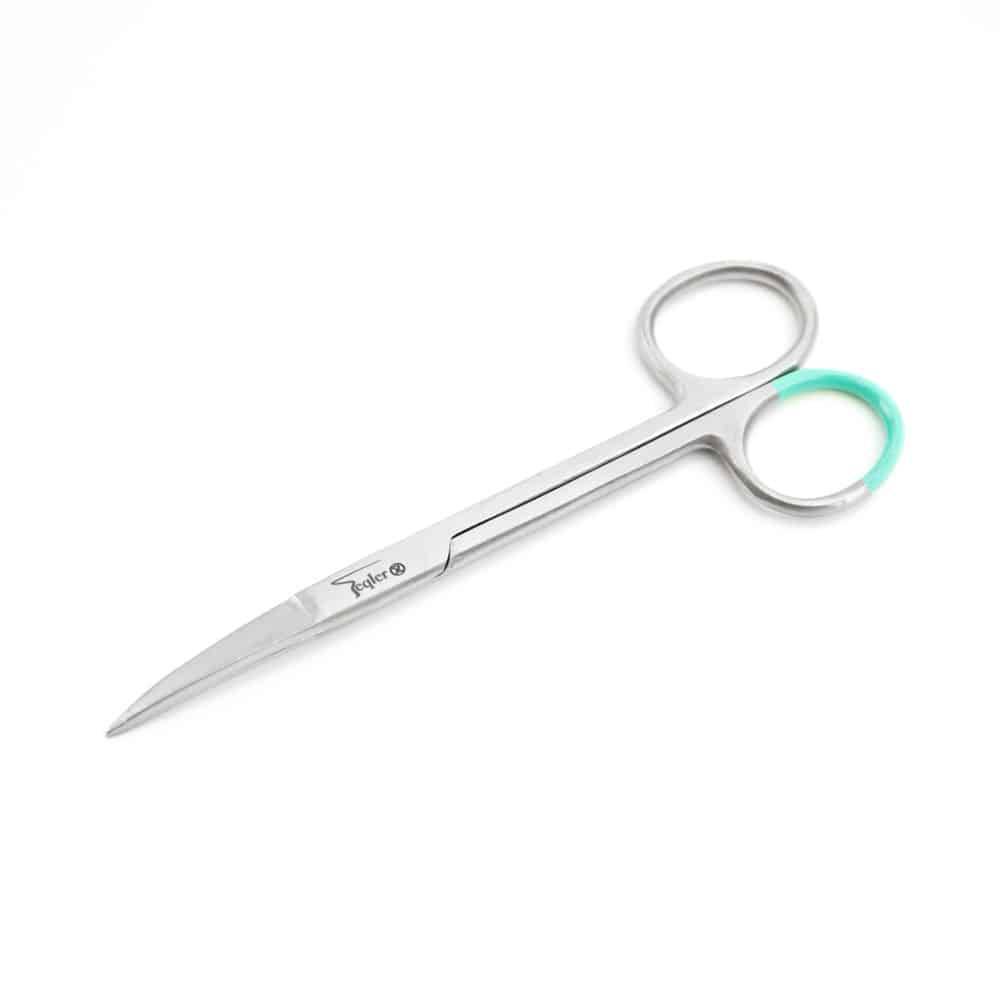 Teqler 11.5cm Iris Scissors Curved - UKMEDI - UK MEDICAL SUPPLIES