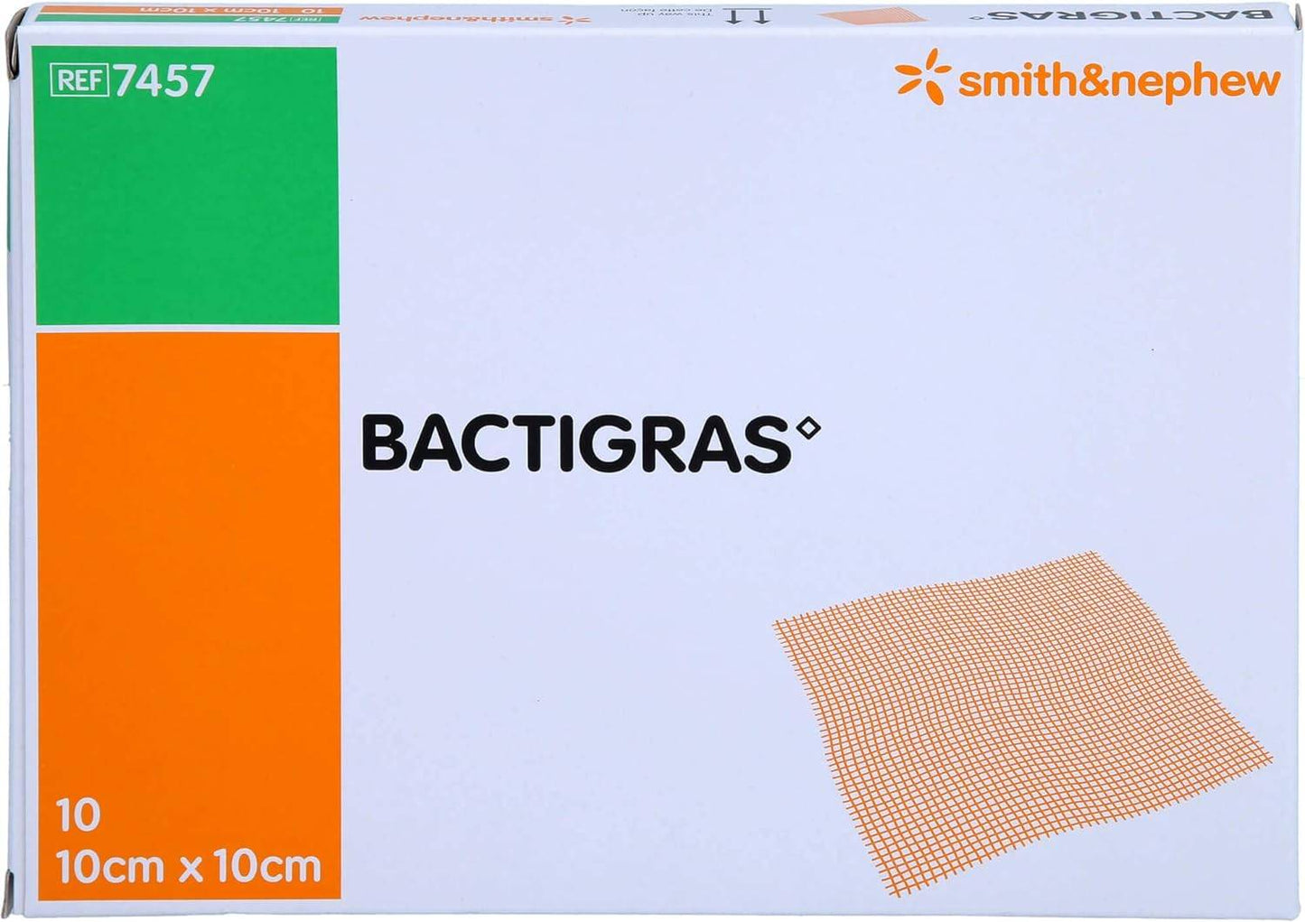 10cm x 10cm Bactigras sáraklæði