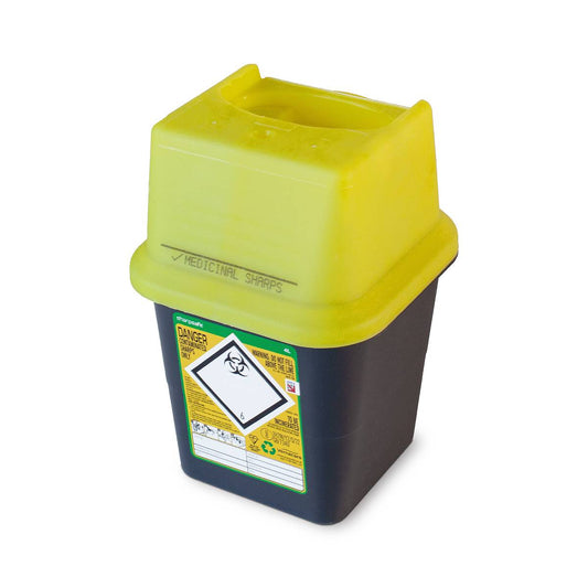 Frontier 4 lítra Sharpsafe Yellow Sharps Bin