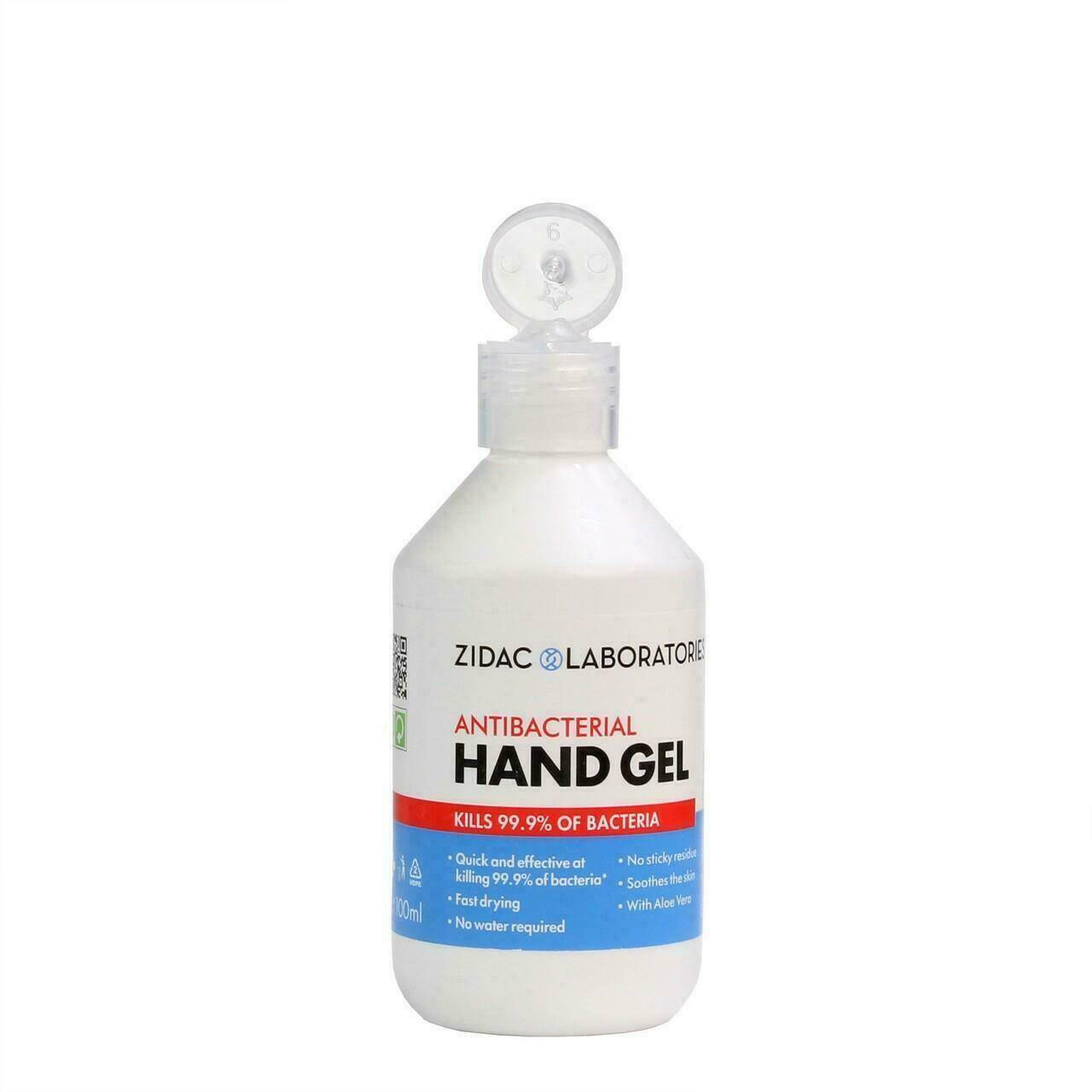 Zidac 70% Alcohol Hand Gel - 100ml Bottle ZIDAC100BOT UKMEDI.CO.UK