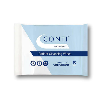 Conti blautþurrkur 29,5 cm x 22 cm Húðhreinsiþurrkur x 50