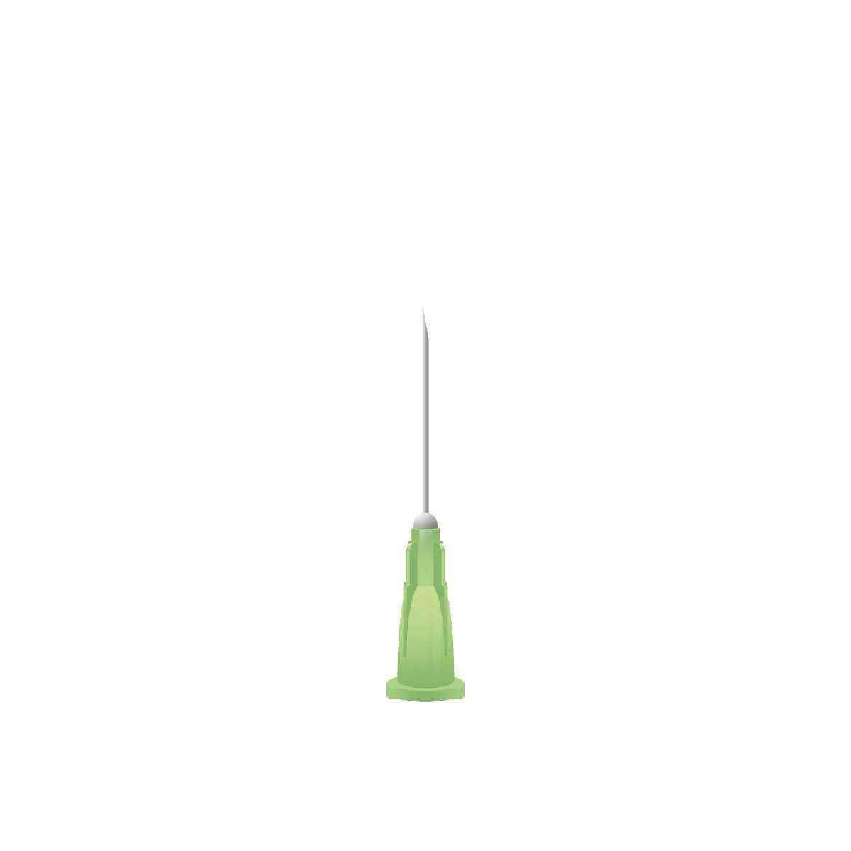21g grænar 1 tommu BD Microlance nálar