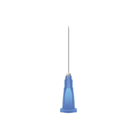 23g Blue 1 inch Unisharp Needles UB UKMEDI.CO.UK