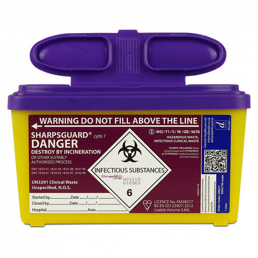 1 lítra Sharpsguard Purple Sharps bakka
