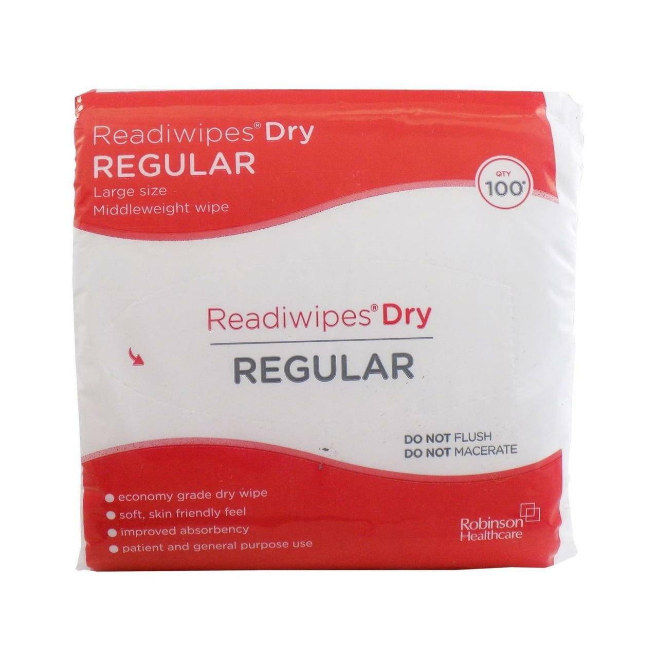 Readiwipes Dry Regular Large 100's R5392 UKMEDI.CO.UK