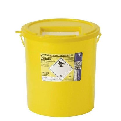 22 lítra Sharpsguard Yellow Sharps Bin