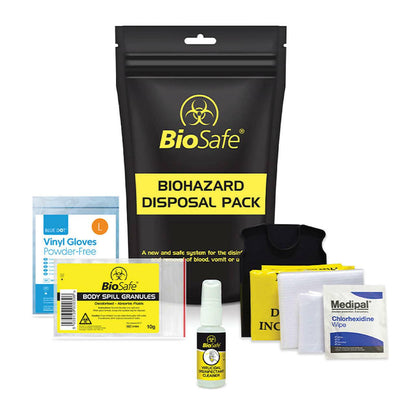 Body Fluid Clean-Up Pack - 1 Application 1011004 UKMEDI.CO.UK