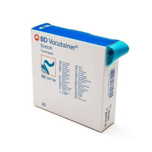 BD Tourniquet Vacutainer Latex Free 25 Pakki