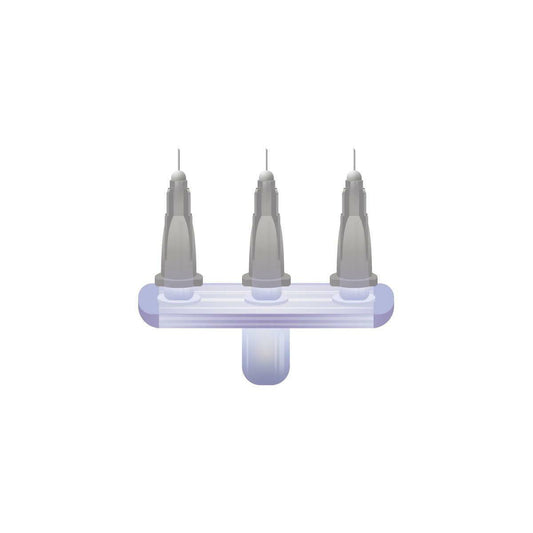 27g Grár 4mm x 3 Meso-relle Multi Injector