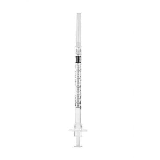 1ml 25g 5/8 tommu Sol-Care öryggissprauta með fastri nál