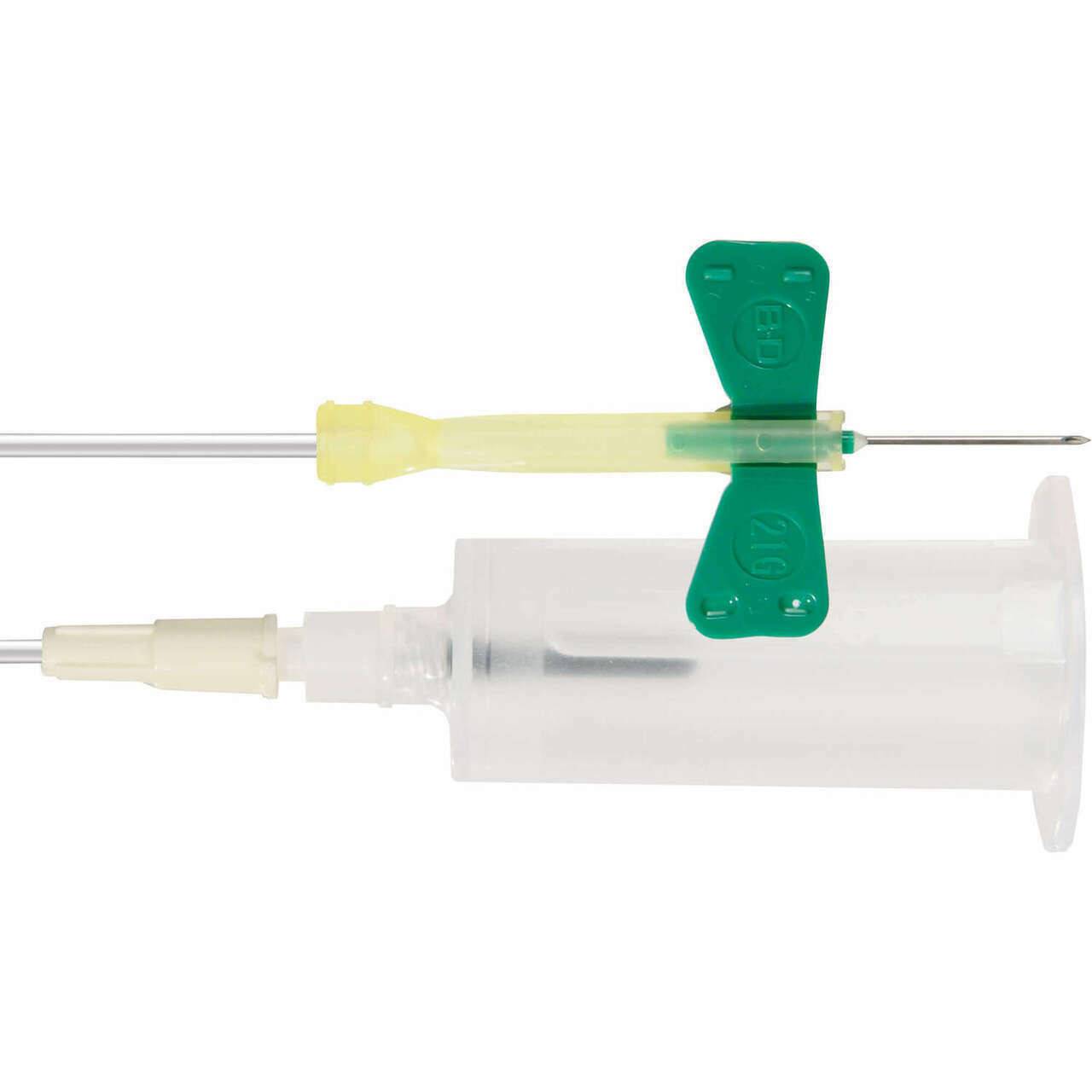 21g Green BD Vacutainer Safety Lok Blood Collection Set 12" Tubing - UKMEDI