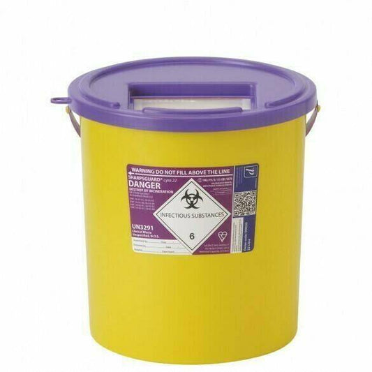 22 lítra Sharpsguard Purple Cyto Sharps bakka