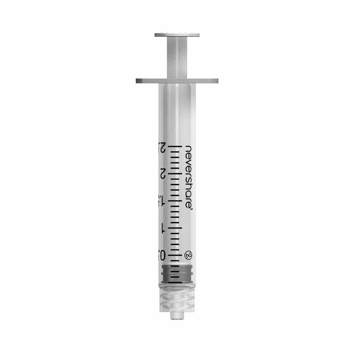 2,5ml Nevershare Luer Lock sprautur