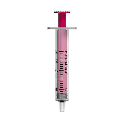 2,5ml Nevershare Pink Luer Slip sprautur