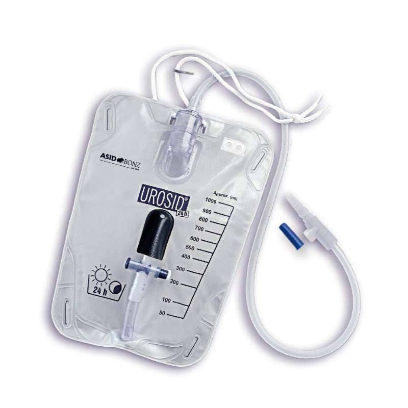 Asid Bonz - Urosid 24 hour Catheter Leg Bag 60 cm - 693760 UKMEDI.CO.UK UK Medical Supplies