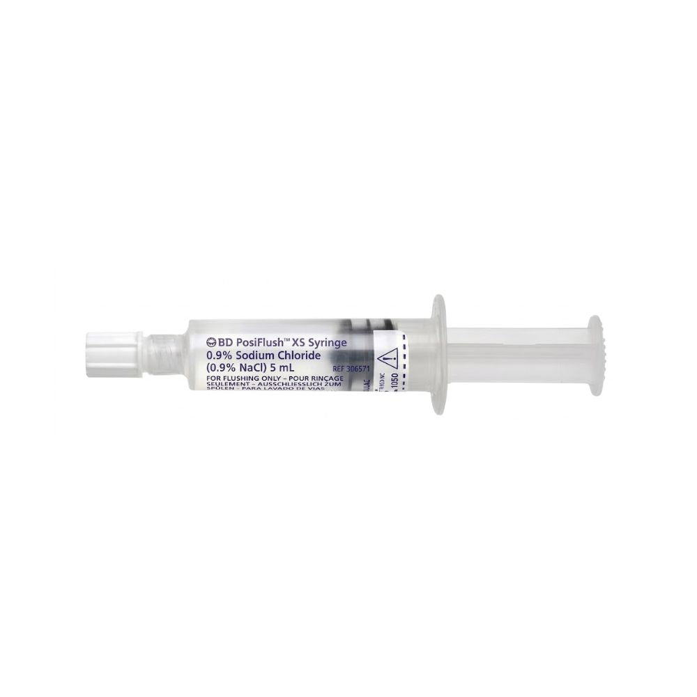 5ml BD PosiFlush XS Prefilled Saline Syringe