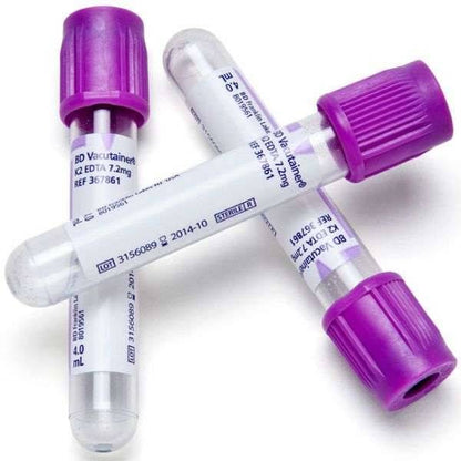 BD Vacutainer 4ml EDTA K2E Lavender blóðsöfnunarrör