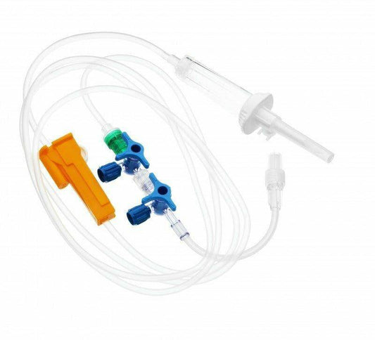 BD Infusion Set with Check Valve & Anti-Siphon Valve P634-3V23 UKMEDI.CO.UK