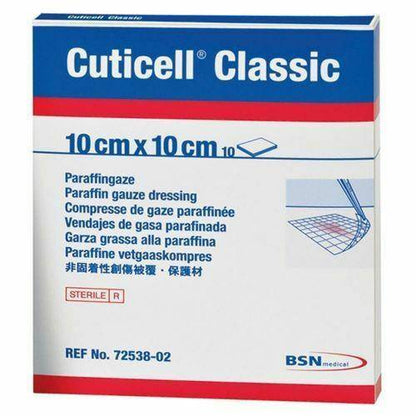 Cuticell Classic sæfð dressing 10cm x 10cm