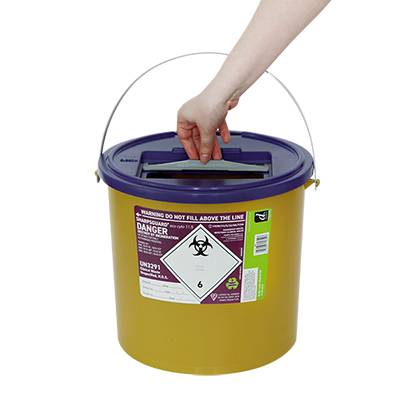 11,5 lítra Sharpsguard Purple Cyto Sharps Bin