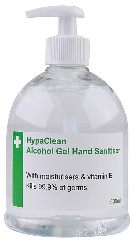 500ml Alcohol Hand Sanitiser HypaClean