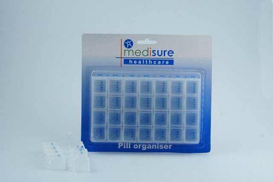 Pill Organiser 28 With Tray MS05833 UKMEDI.CO.UK