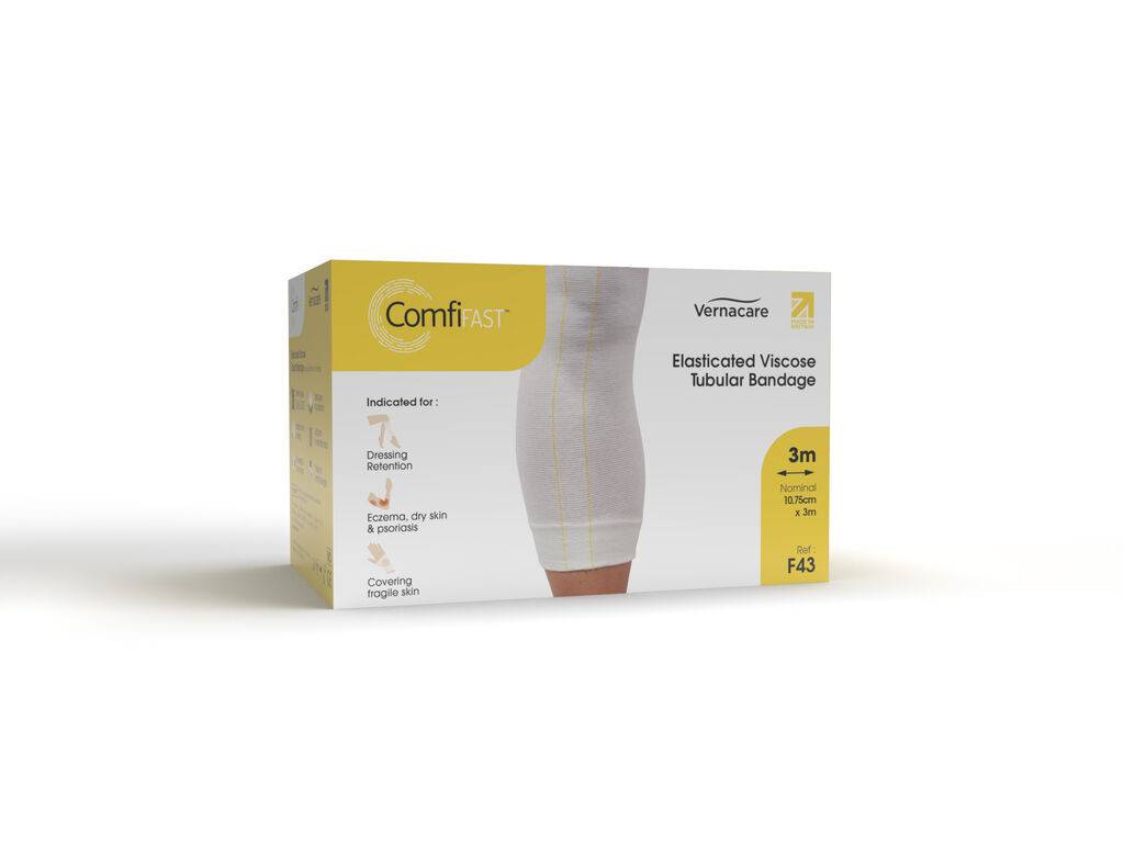 ComfiFast One Way Stretch Tubular sárabindi Gult 10,75cm x 3m