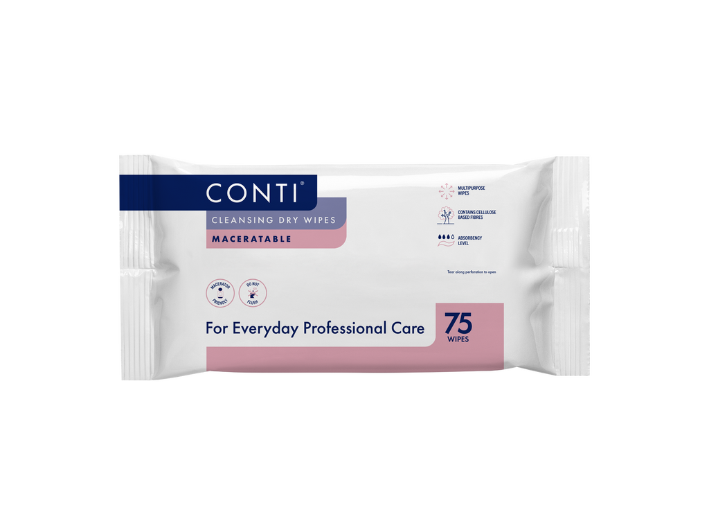Conti Maceratable Dry Wipes Stór pakki með 75