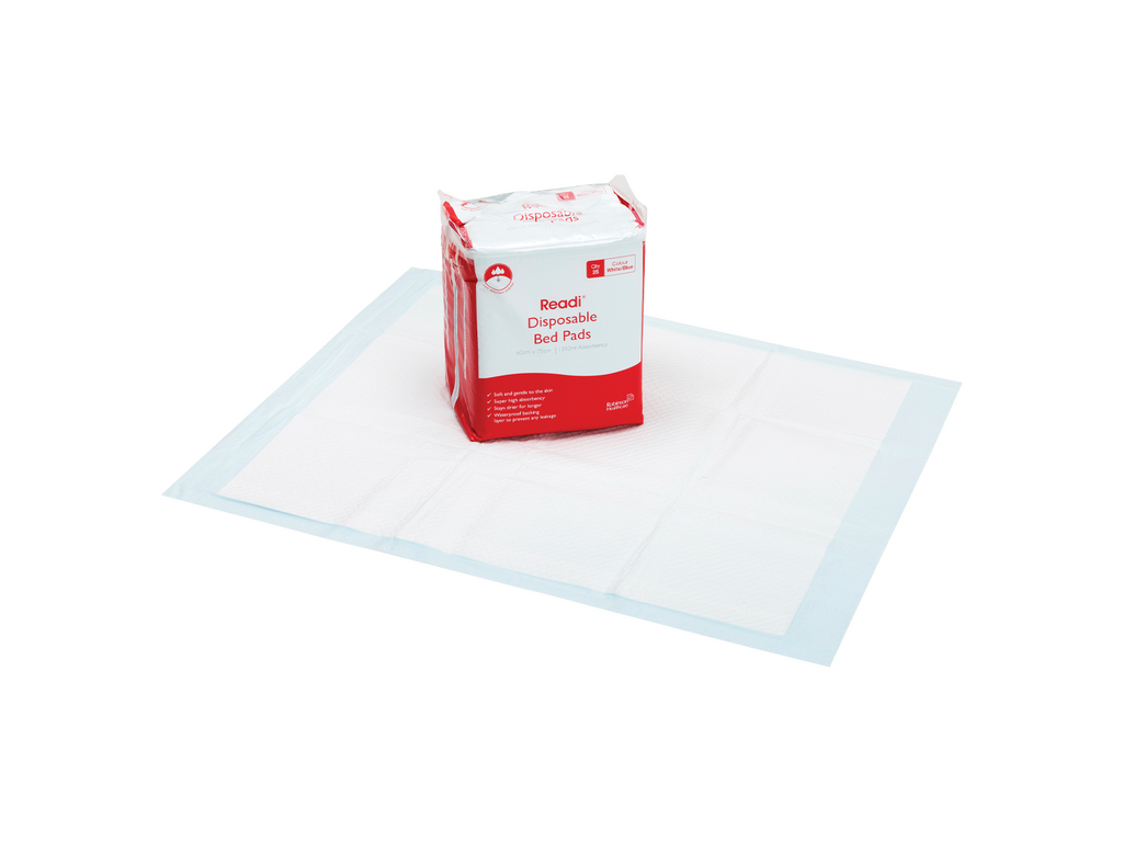 60cm x 75cm Readi einnota rúmpúðar Sap 1350ml x 25 púðar