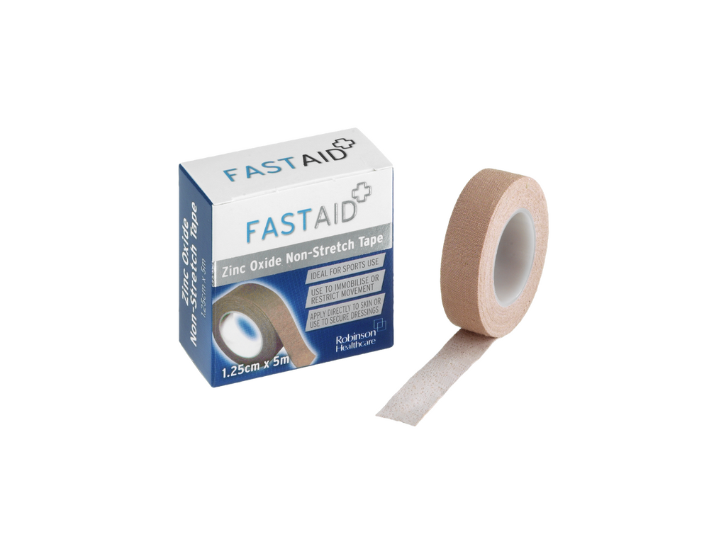 Fast Aid Sink Oxide Non Stretch Tape 1,25cm x 5m