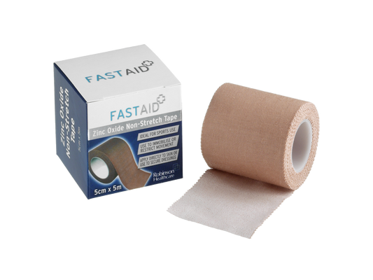 Fast Aid Sink Oxide Non Stretch Tape 5cm x 5m